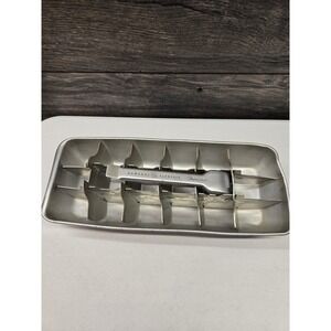 Vintage General Electric GE Mini Cube Aluminum Ice Cube Tray with Lever Release